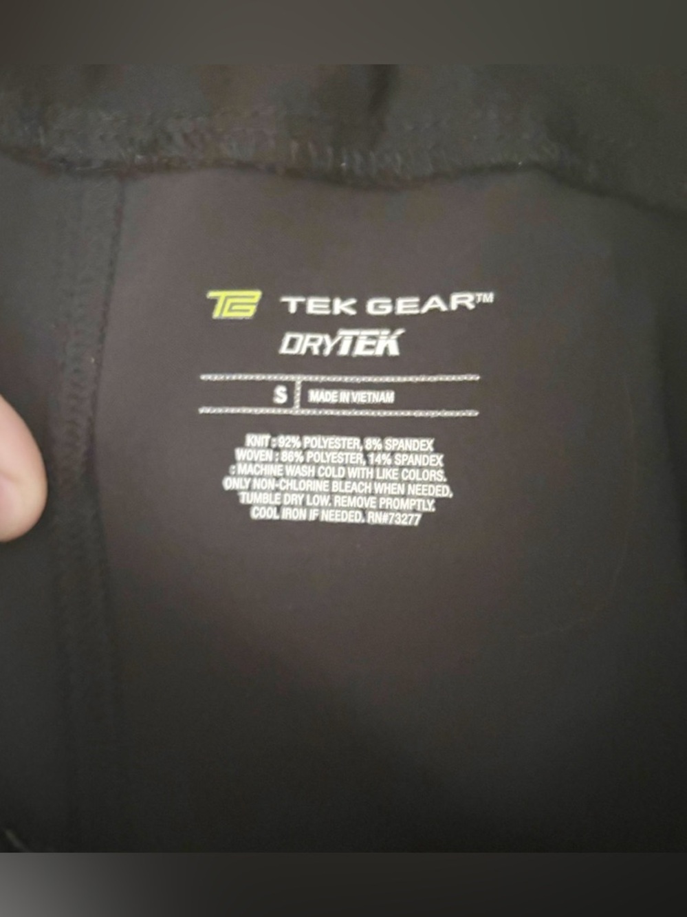 tek gear Black Athletic Shorts Gray Marble Waistband Womens Size Small Running - Picture 5 of 7